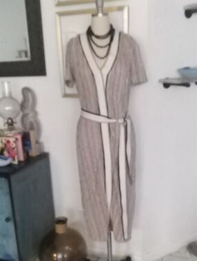 Ramy Brook White Top with Black Trim and Gold Threading Neiman Marcus Dress